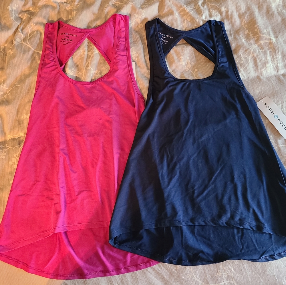 Form and Focus workout tops S/M